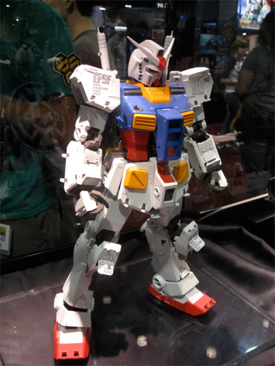 A Mobile Suit Gundam Toy from the San Diego Comic-Con 2009