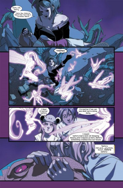 Runaways #12 featuring artwork by Sara Pichelli