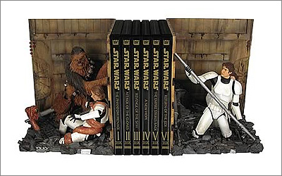 Star Wars Trash Compactor Bookends Statue