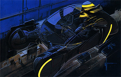 Syd Mead really defined the look of Blade Runner with his amazing preproduction paintings
