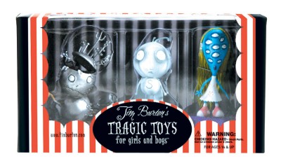 Tim Burton PVC Set - Stain Boy Stain Boy, Robot Boy, and The Girl with Many Eyes