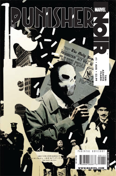 Punisher Noir #1 Cover Illustration