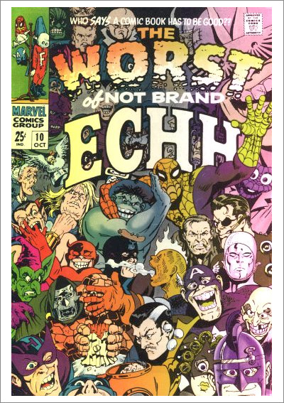 Not Brand Echh #10 (Oct. 1968). Cover art by Marie Severin.