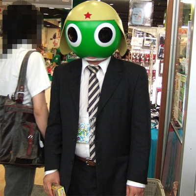 Keroro Masked Shop Manager in Akihabara Kind of Creeps Me Out
