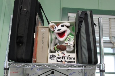 Vintage Computer Festival East 6.0: Pets.com mascot from the dot.com era of the late 90s