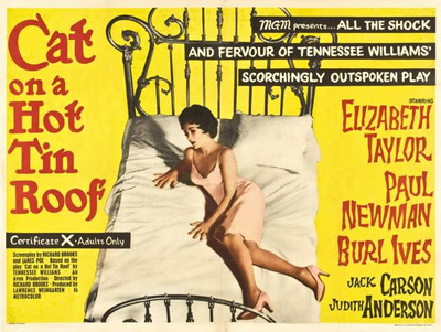 Cat on a Hot Tin Roof: Poster from 1958