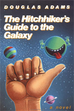 The Hitchhiker's Guide to the Galaxy: The original book cover