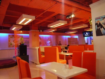 The interior of Coffee Prides Motion, the first Maid Cafe in China