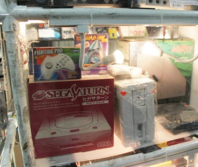 New York Anime Festival 2009: Vintage videogame hardware including a Sega Saturn