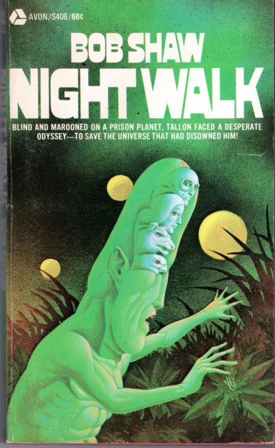 Don Ivan Punchatz illustration for Nightwalk by Bob Shaw, 1970