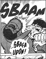 Ashita-no-Jo: A panel from the manga