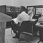 The Sigma 7 mainframe computer in action