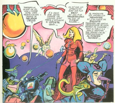 Barbarella started life as a Comic Book