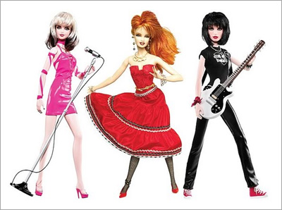 Blondie, Joan Jett and Cyndi Lauper are now Barbie dolls!