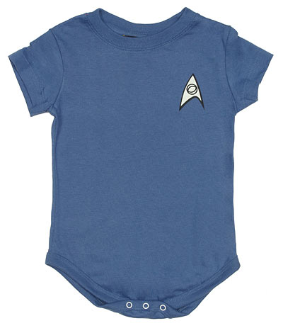 Star Trek Uniform Onesies: Science