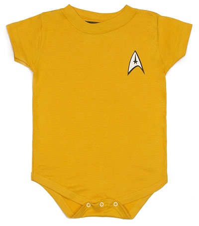 Star Trek Uniform Onesies: Command