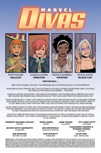 Marvel Divas #4: Page 1