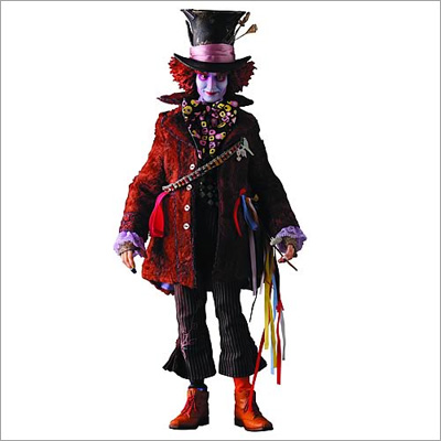 Alice in Wonderland Mad Hatter Doll The first toys for Tim Burton's Alice