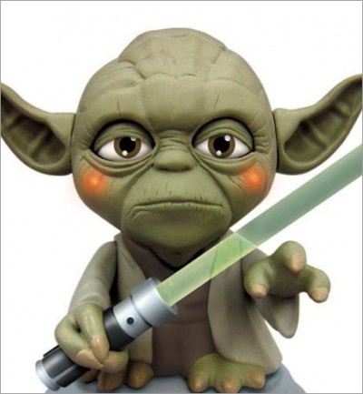 USB Yoda with Illuminated Light Saber