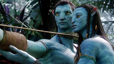 Avatar: A rare frame from the film where STUFF DOESN'T BLOW UP!!!!