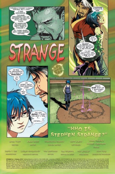 Strange #2 page 1