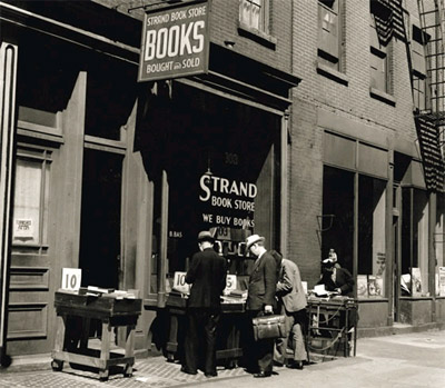 The Strand bookstore from back in the day
