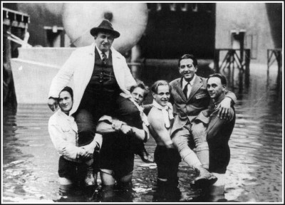 Metropolis: On the set of the scene where the city flooded