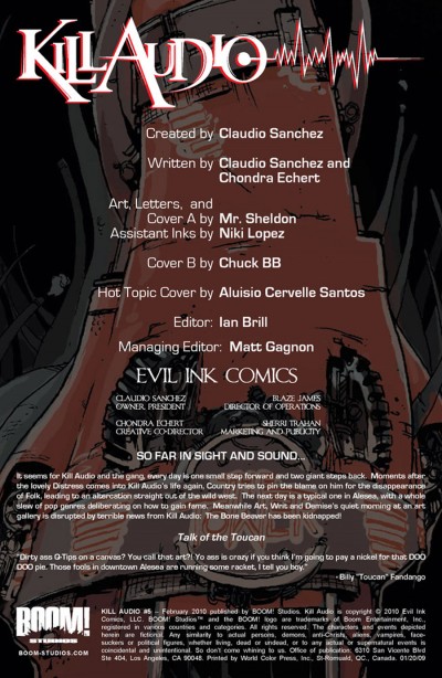Kill Audio #5 page 2 Kill Audio #5 page 2