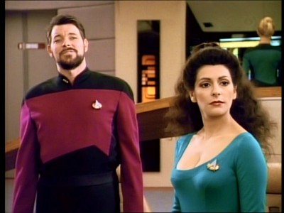 Riker and Troi