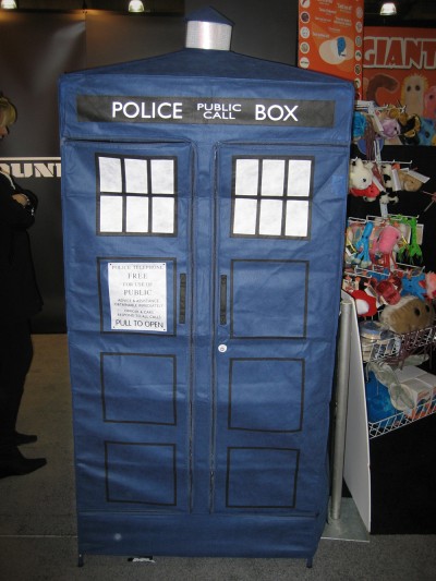 A full scale Tardis toy by underground-toys.com