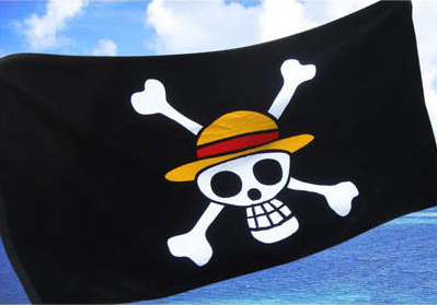 One Piece Jolly Roger Towel