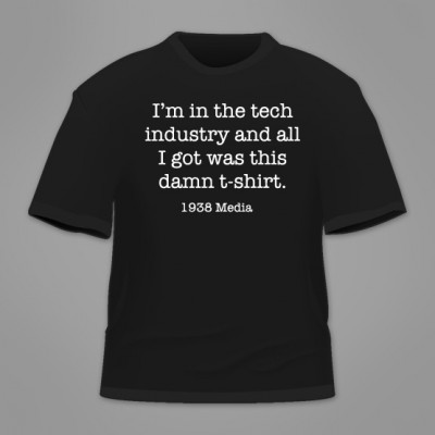 My proposed design for a 1938 Media t-shirt