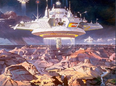 Grand Canyon Arrival by Robert McCall
