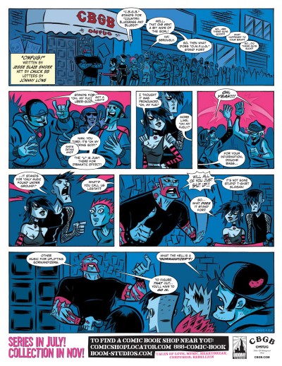 CBGB the Comic Book: sample page