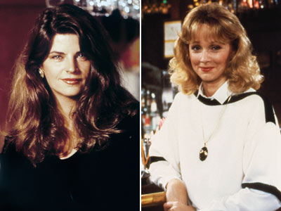 Kirstie Alley and Shelley Long from Cheers