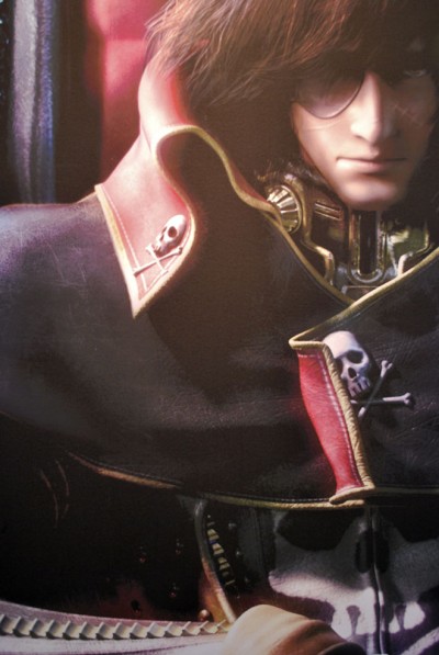 Captain Harlock poster from the Toei CG film slated for 2012