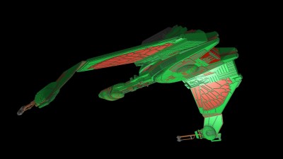 Virtual Lego Klingon Bird of Prey by Kevin J. Walter