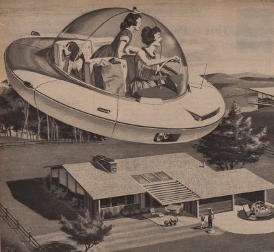 Your Personal Flying Carpet: From an advertisement for America's Independent Electric Light and Power Companies from a April 1959 issue of Newsweek 