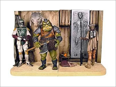 Star Wars Jabba's Palace Bookends Statue