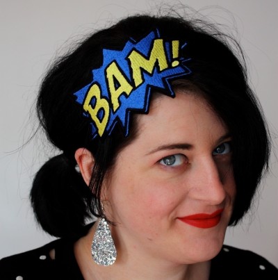 Comic Book Headbands by Janine Basil