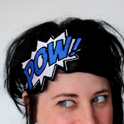 Comic Book Headbands by Janine Basil