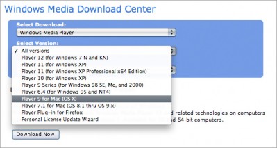 Windows Media Player download