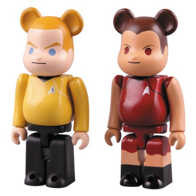 Kirk and Uhura Be@rbricks