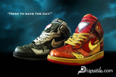 Diversitile Iron Man Custom Shoes