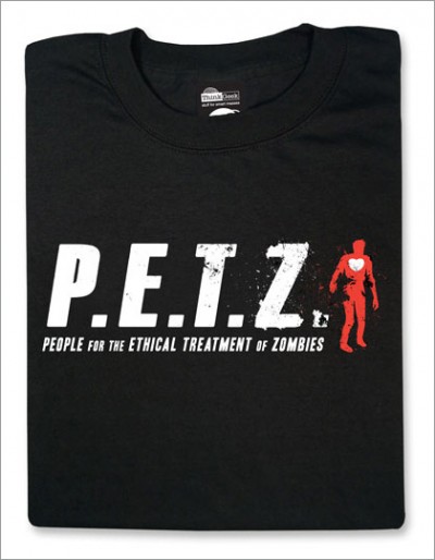 People for Ethical Treatment of Zombies t-shirt