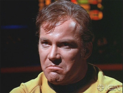Then maybe William Shatner could stop pouting.