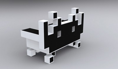 Space Invaders Couch by Igor Chak