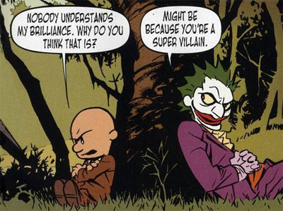 The Joker knows why Lex Luthor isn't popular.