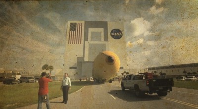 Last Shuttle External Tank Arrives at Kennedy