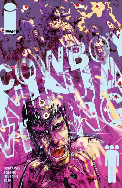 Cowboy Ninja Viking #9 Cover Illustration by Riley Rossmo